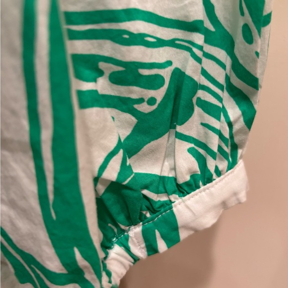 Lilly Pulitzer Caitlin Tunic NWT Spearmint Green Floral Blouse Size Small - Picture 4 of 9